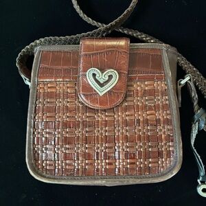 Elegant BRIGHTON Brown Woven Bag